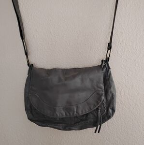 Stylish Gray Men's Crossbody Bag